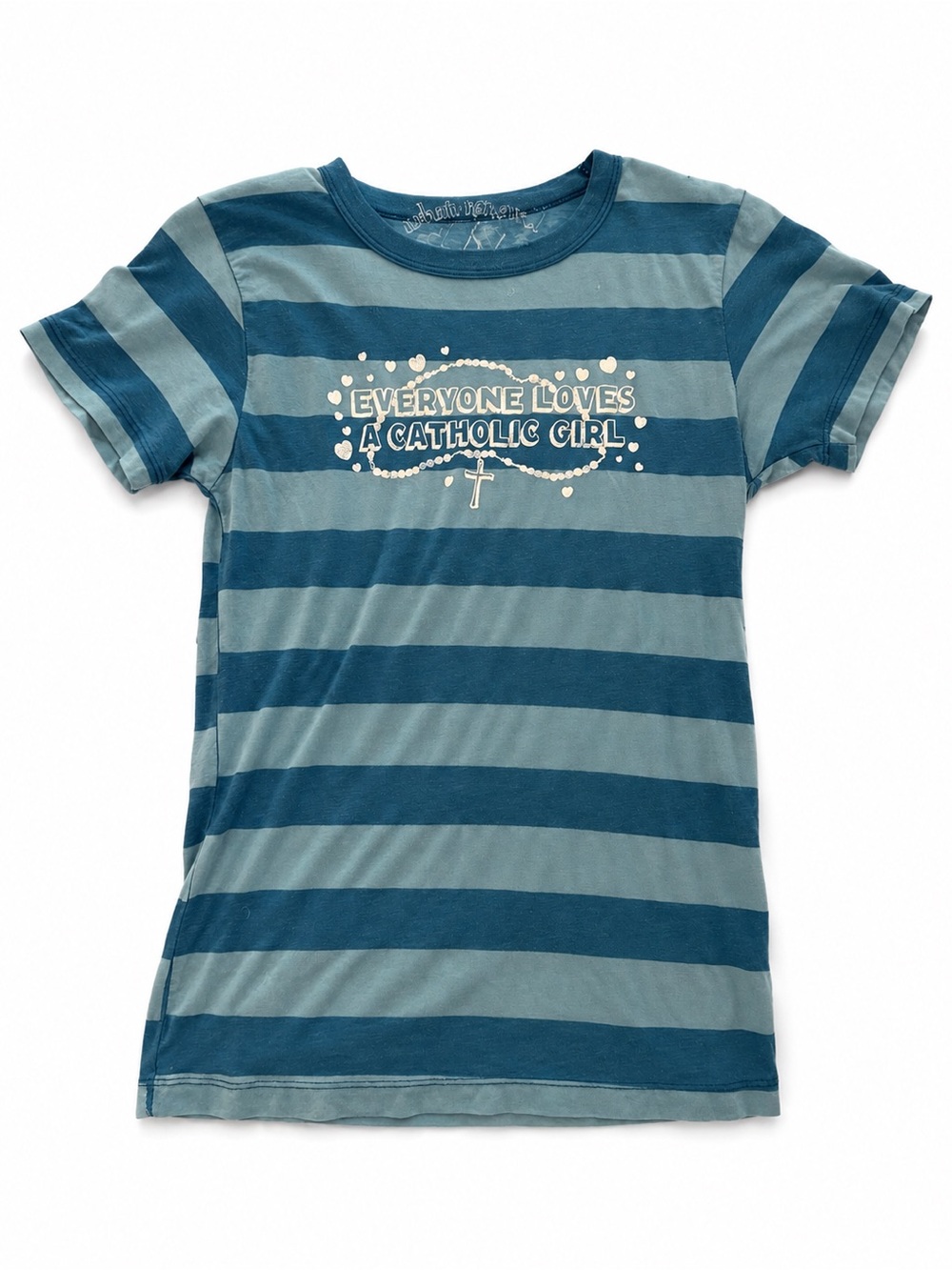 Vintage Y2K Urban Outfitters Urban Renewal Everyone Loves a Catholic Girl Tee L
